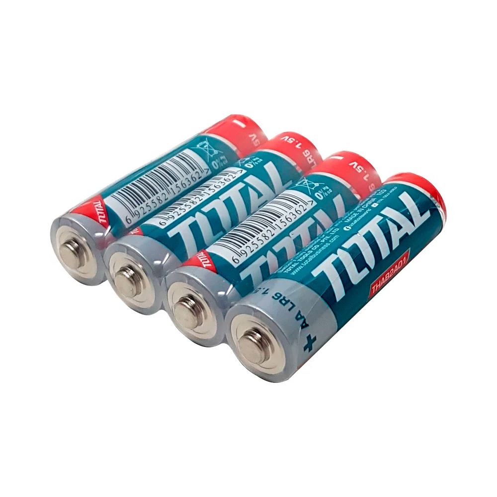 Pila Alcalina AA LR6 1,5V (Paq. x 4) - Total
