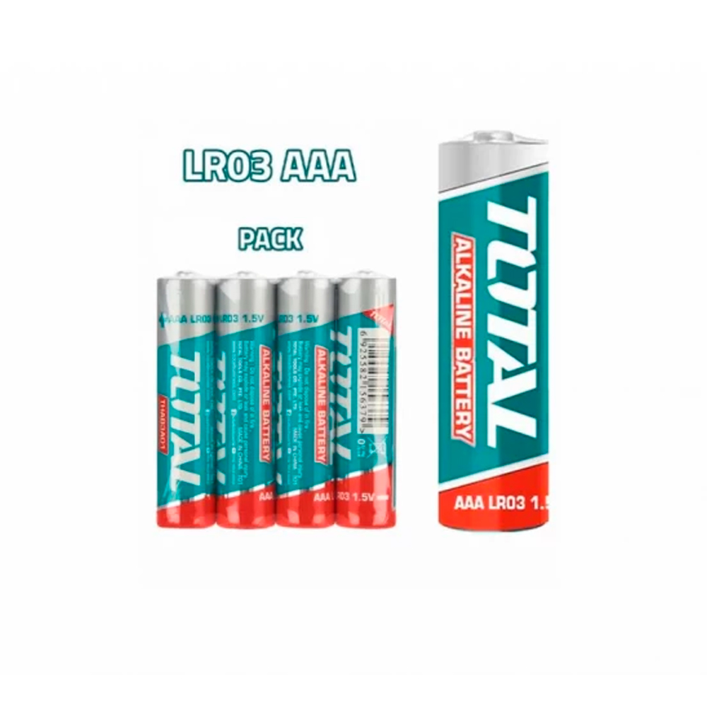 Pila Alcalina AAA LR3 1.5V (Paq. x 4 Unid) - Total