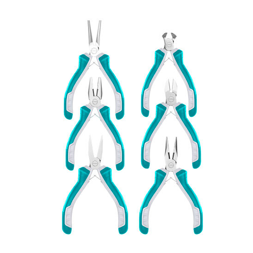 JUEGO DE MINI ALICATES (MANGO SEGURO) (6 PZS) - TOTAL