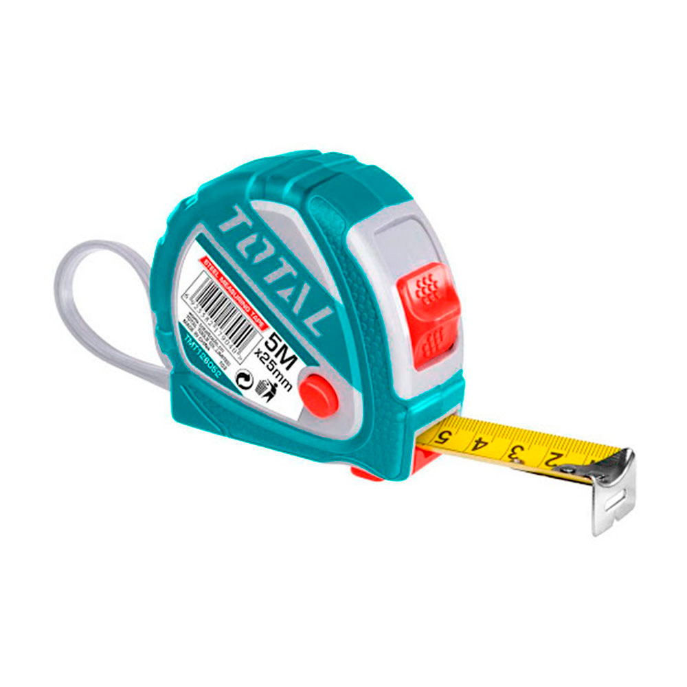 Cinta Métrica de Acero 5Mx19mm (Profesional) - Total