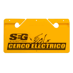 Cartel Advertencia Cerco - SEG