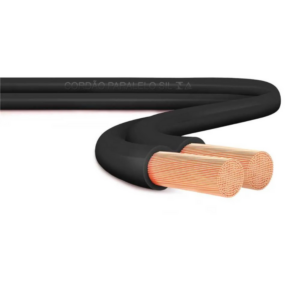 CABLE CORDON 2 x 2,00 mm2 300V NEGRO  ROLLO - SIL