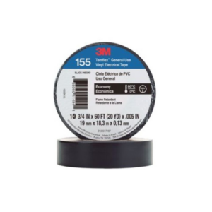 CINTA AISLADORA  9,0MTS X 18MM  NEGRO TEMFLEX 155  – 3M